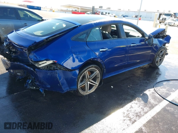 2021 Mercedes-Benz AMG GT 43 with VIN W1K7X5KBXMA038329, listed as a IAAI auction lot 39996727 with Not provided miles and . Bid and sale history available at DreamBid. Image 4.