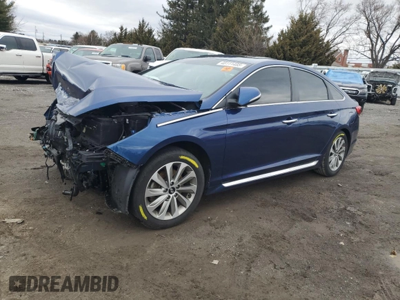 2016 Hyundai Sonata Sport with VIN 5NPE34AF8GH331381, listed as a Copart auction lot 48111485 with Not Provided miles and Salvage Title. Bid and sale history available at DreamBid. Image 1.