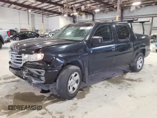 2012 Honda Ridgeline RT with VIN 5FPYK1F2XCB003545, listed as a Copart auction lot 41908095 with 96,642 mi miles and Salvage title. Bid and sale history available at DreamBid. Image 1.