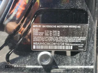 2012 BMW 5 Series 528i xDrive z VIN WBAXH5C56CDW10734, wystawiony jako Copart lot #56601805 z przebiegiem 162 016 mil mil oraz Czysty tytuł • Clean title. Historia ofert i sprzedaży dostępna na DreamBid. Obrazek 12.