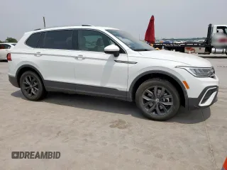 2024 Volkswagen Tiguan SE with VIN 3VVNB7AX5RM133921, listed as a Copart auction lot 58341925 with 7,865 mi miles and Salvage title. Bid and sale history available at DreamBid. Image 4.