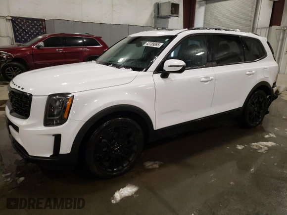 2022 Kia Telluride EX z VIN 5XYP3DHC3NG251298, wystawiony jako Copart lot #43789895 z przebiegiem 49 036 mil mil oraz Szkoda całkowita • Salvage title. Historia ofert i sprzedaży dostępna na DreamBid. Obrazek 1.