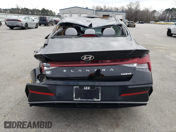 2024 Hyundai Elantra Limited с VIN KMHLP4DG5RU673990, выставлен на аукционе Copart как лот 48121395 с пробегом 12 415 миль миль и Списание • Salvage title. История ставок и продаж доступна на DreamBid. Изображение 6.
