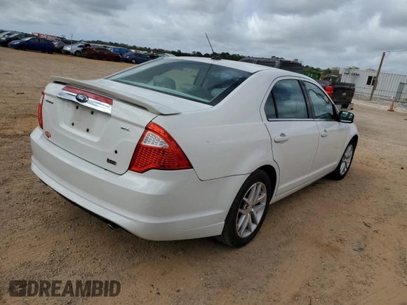 2010 Ford Fusion SEL with VIN 3FAHP0JG2AR238479, listed as a Copart auction lot 49634325 with 122,940 mi miles and Salvage Title. Bid and sale history available at carsss.com. Image 3.