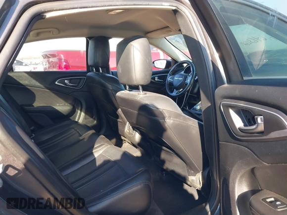 2015 Chrysler 200 C with VIN 1C3CCCCB8FN545379, listed as a IAAI auction lot 41646308 with 169,082 mi miles. Bid and sale history available at carsss.com. Image 8.