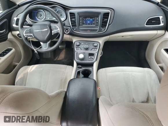 2015 Chrysler 200 Limited with VIN 1C3CCCAB1FN543332, listed as a Copart auction lot 52800655 with 119,613 mi miles and Salvage title. Bid and sale history available at DreamBid. Image 8.