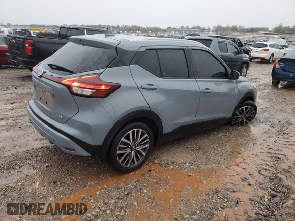 2021 Nissan Kicks SV with VIN 3N1CP5CV9ML519783, listed as a Copart auction lot 51659595 with 35,838 mi miles and Salvage Title. Bid and sale history available at carsss.com. Image 3.