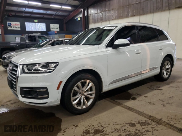 2017 Audi Q7 Premium Plus with VIN WA1LAAF73HD018687, listed as a Copart auction lot 45411145 with 110,040 mi miles and Clean title. Bid and sale history available at DreamBid. Image 1.