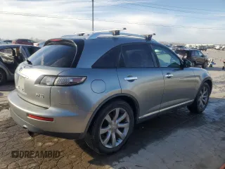 2008 Infiniti FX with VIN JNRAS08U48X101003, listed as a Copart auction lot 46647725 with 208,768 mi miles and Salvage title. Bid and sale history available at DreamBid. Image 3.