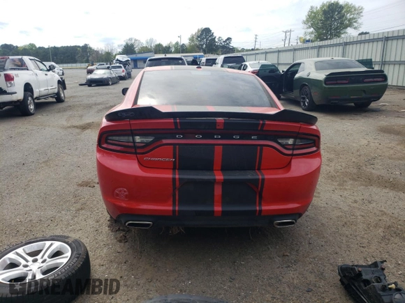 2022 Dodge Charger SXT with VIN 2C3CDXBG7NH194764, listed as a Copart auction lot 50421475 with 34,390 mi miles and Salvage Title. Bid and sale history available at DreamBid. Image 6.