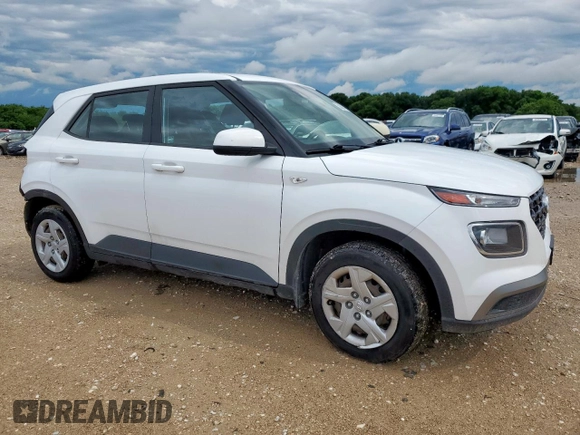 2020 Hyundai Venue SE with VIN KMHRB8A39LU037520, listed as a Copart auction lot 53607435 with 157,717 mi miles and Salvage Title. Bid and sale history available at DreamBid. Image 4.
