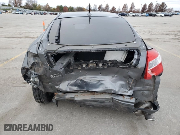 2010 Honda Accord Crosstour EX-L with VIN 5J6TF2H51AL012286, listed as a Copart auction lot 81744604 with 264,267 mi miles and Salvage Title. Bid and sale history available at carsss.com. Image 6.