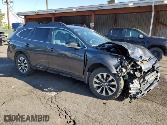 2024 Subaru Outback Limited with VIN 4S4BTANC8R3186208, listed as a Copart auction lot 57349205 with 52,750 mi miles and Salvage title. Bid and sale history available at DreamBid. Image 4.