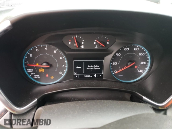 2021 Chevrolet Equinox LS with VIN 3GNAXFEV4MS139058, listed as a Copart auction lot 78614624 with 56,555 mi miles and Salvage title. Bid and sale history available at DreamBid. Image 9.