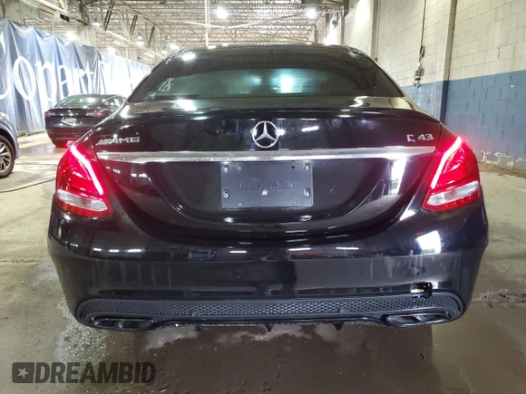 2018 Mercedes-Benz C 43 AMG with VIN 55SWF6EB1JU238964, listed as a Copart auction lot 51929135 with 78,854 mi miles and Clean Title. Bid and sale history available at carsss.com. Image 6.