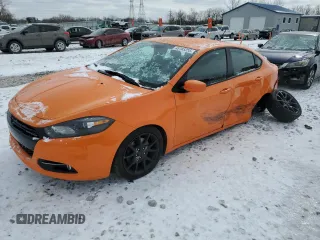 2014 Dodge Dart SXT with VIN 1C3CDFBB4ED719758, listed as a Copart auction lot 45185255 with 146,284 mi miles and Salvage Title. Bid and sale history available at carsss.com. Image 1.