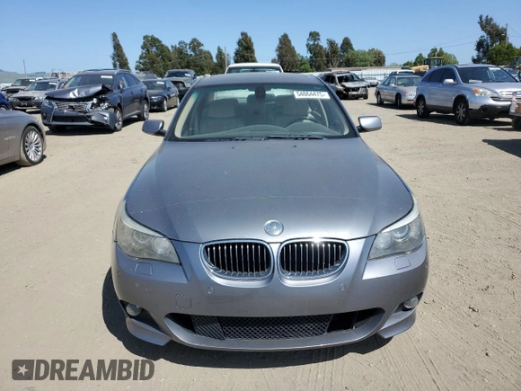 2008 BMW 5 Series 550i with VIN WBANW53598CT51425, listed as a Copart auction lot 54064475 with 124,391 mi miles and Clean Title. Bid and sale history available at carsss.com. Image 5.