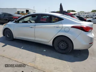 2016 Hyundai Elantra SE with VIN 5NPDH4AE8GH758998, listed as a Copart auction lot 60131145 with Not provided miles and Salvage title. Bid and sale history available at DreamBid. Image 2.