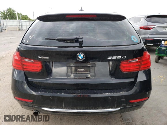 2014 BMW 3 Series 328d xDrive with VIN WBA3K5C58EKT33891, listed as a Copart auction lot 43648005 with 164,297 mi miles and Non repairable. Bid and sale history available at DreamBid. Image 6.