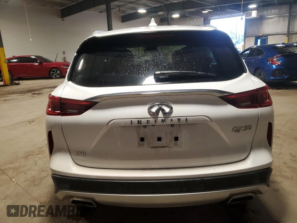 2021 Infiniti QX50 Luxe с VIN 3PCAJ5BBXMF110378, выставлен на аукционе Copart как лот 58391345 с пробегом 51 090 миль миль и Списание • Salvage title. История ставок и продаж доступна на DreamBid. Изображение 6.