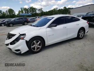 2016 Chevrolet Malibu LS z VIN 1G1ZB5ST3GF332939, wystawiony jako Copart lot #55388135 z przebiegiem 276 339 mil mil oraz Szkody całkowita. Historia ofert i sprzedaży dostępna na DreamBid. Obrazek 1.