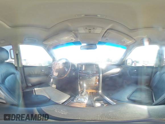 2012 Infiniti QX56 8-passenger with VIN JN8AZ2ND3C9715246, listed as a Copart auction lot 65322224 with 257,610 mi miles and Salvage Title. Bid and sale history available at carsss.com. Image 13.