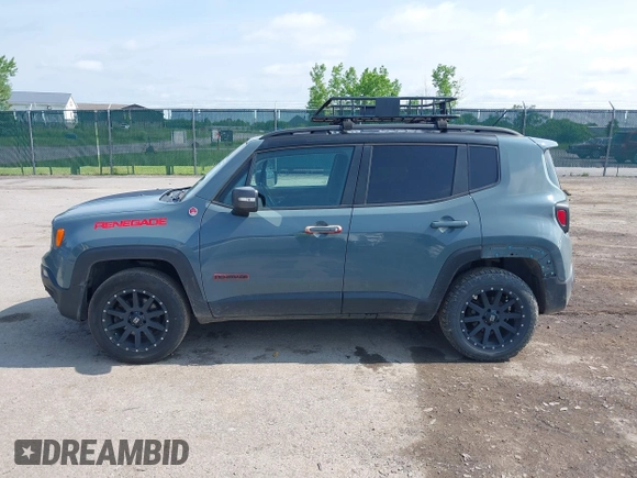 2016 Jeep Renegade Trailhawk with VIN ZACCJBCTXGPD99550, listed as a IAAI auction lot 42446773 with 174,283 mi miles and . Bid and sale history available at DreamBid. Image 14.