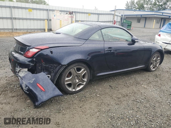 2007 Lexus SC 430 with VIN JTHFN45Y979013870, listed as a Copart auction lot 63039145 with 172,949 mi miles and Salvage title. Bid and sale history available at DreamBid. Image 3.
