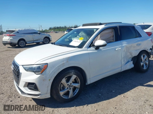 2021 Audi Q3 Premium with VIN WA1AUCF32M1097059, listed as a IAAI auction lot 41825132 with 66,144 mi miles and . Bid and sale history available at DreamBid. Image 17.