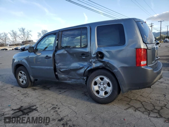 2013 Honda Pilot LX with VIN 5FNYF3H22DB014062, listed as a Copart auction lot 45481404 with 144,141 mi miles and Salvage title. Bid and sale history available at DreamBid. Image 2.