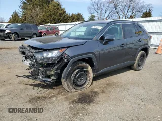 2019 Toyota RAV4 LE with VIN 2T3K1RFV0KC020049, listed as a Copart auction lot 48946705 with 87,021 mi miles and Salvage Title. Bid and sale history available at carsss.com. Image 1.