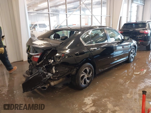 2017 Honda Accord Sedan LX with VIN 1HGCR2F3XHA281313, listed as a IAAI auction lot 41273638 with 81,781 mi miles. Bid and sale history available at carsss.com. Image 4.