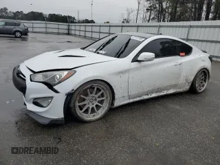 2016 Hyundai Genesis Coupe 3.8L Base with VIN KMHHT6KJ4GU133295, listed as a Copart auction lot 45141395 with 119,991 mi miles and Salvage Title. Bid and sale history available at carsss.com. Image 1.