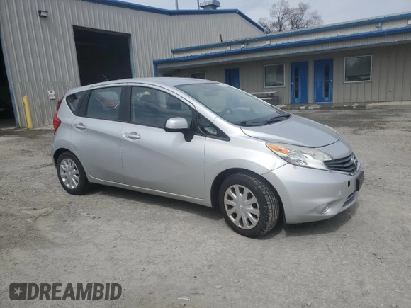 2014 Nissan Note S with VIN 3N1CE2CP6EL404632, listed as a Copart auction lot 53788115 with 123,525 mi miles and Clean Title. Bid and sale history available at DreamBid. Image 4.
