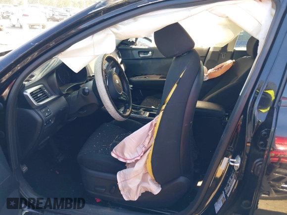 2019 Kia Optima LX with VIN 5XXGT4L37KG321862, listed as a IAAI auction lot 41744721 with 105,875 mi miles. Bid and sale history available at carsss.com. Image 5.