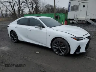 2023 Lexus IS 350 F Sport with VIN JTHGZ1E26P5032063, listed as a Copart auction lot 49692775 with 11,859 mi miles and Salvage title. Bid and sale history available at DreamBid. Image 4.