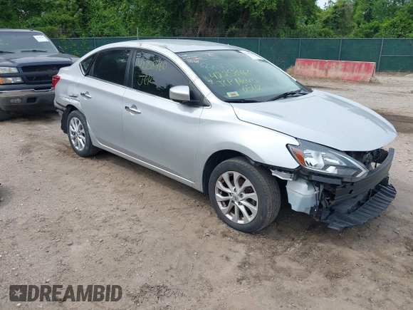 2019 Nissan Sentra S with VIN 3N1AB7AP9KY311361, listed as a IAAI auction lot 42258460 with 65,545 mi miles and . Bid and sale history available at DreamBid. Image 1.