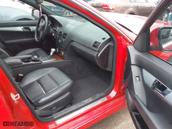 2008 Mercedes-Benz C-Class 3.0L Sport with VIN WDDGF54X08F081937, listed as a IAAI auction lot 41863481 with 153,026 mi miles. Bid and sale history available at carsss.com. Image 5.