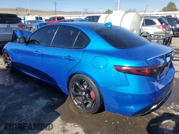 2017 Alfa Romeo Giulia Ti with VIN ZARFAEEN1H7559624, listed as a Copart auction lot 46426893 with 62,109 mi miles. Bid and sale history available at carsss.com. Image 2.