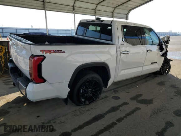 2022 Toyota Tundra Limited with VIN 5TFJA5ABXNX010225, listed as a Copart auction lot 41929245 with 28,476 mi miles and Salvage title. Bid and sale history available at DreamBid. Image 3.