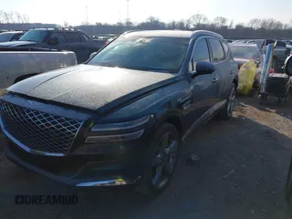 2021 Genesis GV80 with VIN KMUHCESCXMU031136, listed as a IAAI auction lot 41297818 with 31,890 mi miles and . Bid and sale history available at DreamBid. Image 18.
