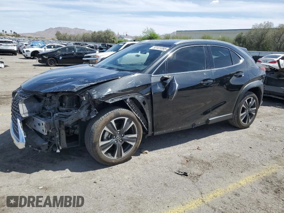 2020 Lexus UX 200 with VIN JTHX3JBH4L2029894, listed as a Copart auction lot 53101095 with 44,695 mi miles and Salvage title. Bid and sale history available at DreamBid. Image 1.