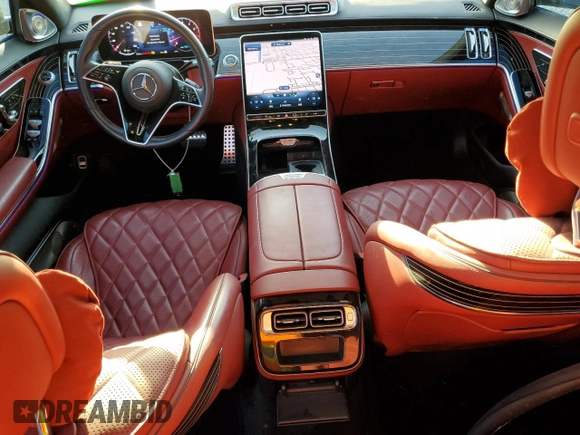 2022 Mercedes-Benz S 580 z VIN W1K6G7GB6NA144200, wystawiony jako Copart lot #48223505 z przebiegiem 29 488 mil mil oraz Szkoda całkowita • Salvage title. Historia ofert i sprzedaży dostępna na DreamBid. Obrazek 8.