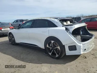 2023 Lucid Air Touring with VIN 50EA1TEA8PA003393, listed as a Copart auction lot 41965965 with 6,344 mi miles and Salvage Title. Bid and sale history available at carsss.com. Image 2.