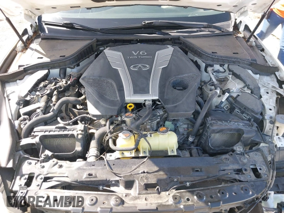2017 Infiniti Q50 3.0t Premium with VIN JN1EV7AP0HM735273, listed as a IAAI auction lot 41974059 with 82,824 mi miles. Bid and sale history available at carsss.com. Image 10.