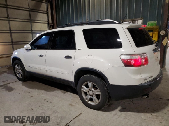 2008 GMC Acadia SLT1 with VIN 1GKEV23708J134349, listed as a Copart auction lot 46836435 with 165,200 mi miles and Salvage Title. Bid and sale history available at DreamBid. Image 2.