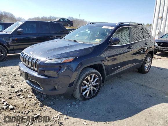2014 Jeep Cherokee Limited with VIN 1C4PJLDB9EW155434, listed as a Copart auction lot 48760275 with 209,031 mi miles and Clean Title. Bid and sale history available at carsss.com. Image 1.