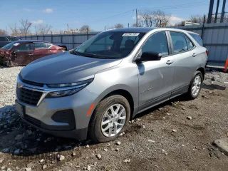 2024 Chevrolet Equinox LS z VIN 3GNAXHEG8RL228680, wystawiony jako Copart lot #50294795 z przebiegiem 13 671 mil mil oraz Szkoda całkowita • Salvage title. Historia ofert i sprzedaży dostępna na DreamBid. Obrazek 1.