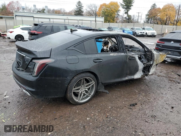 2024 Cadillac CT5 Sport z VIN 1G6DU5RK9R0123044, wystawiony jako Copart lot #81665724 z przebiegiem Nie podano mil oraz Szkoda całkowita • Salvage title. Historia ofert i sprzedaży dostępna na DreamBid. Obrazek 3.