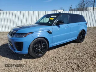 2022 Land Rover Range Rover Sport SVR with VIN SALWZ2RE6NA241274, listed as a Copart auction lot 51128365 with 37,783 mi miles and Clean Title. Bid and sale history available at DreamBid. Image 1.